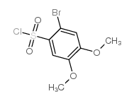 2-BROMO-4,5-DIMETHOXY-BENZENESULFONYL CHLORIDE Structure