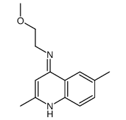 N-(2-methoxyethyl)-2,6-dimethylquinolin-4-amine Structure