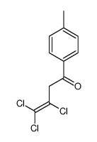 3,4,4-trichloro-1-(4-methylphenyl)but-3-en-1-one Structure