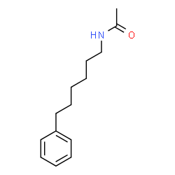N-(6-Phenylhexyl)acetamide Structure