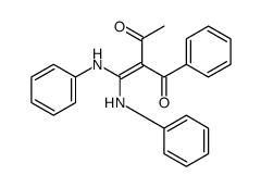 2-(dianilinomethylidene)-1-phenylbutane-1,3-dione Structure