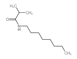 2-methyl-N-octyl-propanamide structure