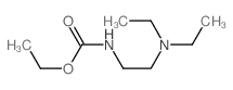 ethyl N-(2-diethylaminoethyl)carbamate Structure