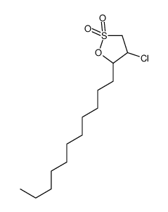 4-chloro-5-undecyloxathiolane 2,2-dioxide Structure