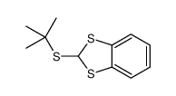 2-tert-butylsulfanyl-1,3-benzodithiole Structure