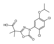 Oxadiazon acid Structure