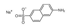 sodium 6-aminonaphthalene-2-sulphonate Structure