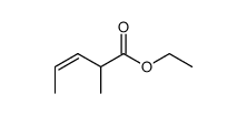 Aethyl-2-methyl-cis-3-pentenoat Structure
