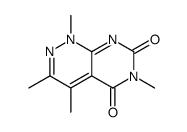 1,3,4,6-tetramethylpyrimido[4,5-c]pyridazine-5,7-dione结构式