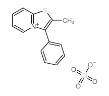 2-methyl-3-phenyl-[1,3]thiazolo[3,2-a]pyridin-4-ium,perchlorate结构式