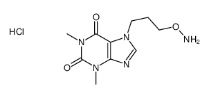 7-(3-aminooxypropyl)-1,3-dimethylpurine-2,6-dione,hydrochloride结构式