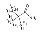 2,2-dimethylpropanamide-d9 Structure