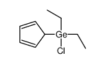 chloro-cyclopenta-2,4-dien-1-yl-diethylgermane结构式