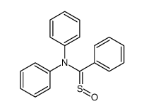 N-phenyl-N-[phenyl(sulfinyl)methyl]aniline Structure