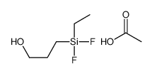 acetic acid,3-[ethyl(difluoro)silyl]propan-1-ol结构式
