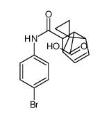 2-[(4-bromophenyl)carbamoyl]spiro[bicyclo[2.2.1]hept-5-ene-7,1'-cyclopropane]-3-carboxylic acid Structure