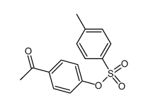 4-acetylphenyl 4-methylbenzenesulfonate结构式