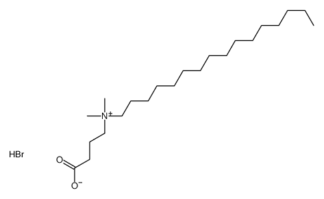 3-carboxypropyl-hexadecyl-dimethylazanium,bromide Structure