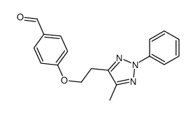 4-[2-(5-methyl-2-phenyltriazol-4-yl)ethoxy]benzaldehyde Structure