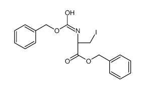 benzyl (2R)-3-iodo-2-(phenylmethoxycarbonylamino)propanoate结构式