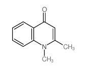 1,2-dimethylquinolin-4-one Structure