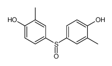 4-(4-hydroxy-3-methylphenyl)sulfinyl-2-methylphenol结构式