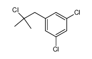 1,3-dichloro-5-(2-chloro-2-methylpropyl)benzene结构式