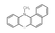 12-methylbenzo[a]phenothiazine结构式