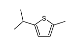 2-methyl-5-propan-2-ylthiophene结构式