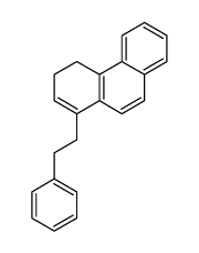 1-phenethyl-3,4-dihydro-phenanthrene Structure