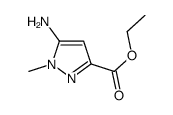 5-AMINO-1-METHYL-1H-PYRAZOLE-3-CARBOXYLICACIDETHYLESTER Structure