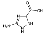 1H-1,2,4-Triazole-3-carboxylicacid,5-amino-2,3-dihydro- structure