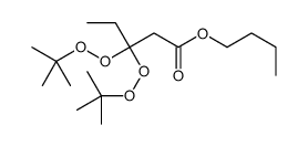 butyl 3,3-bis(tert-butylperoxy)pentanoate Structure