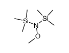 N-Methoxy-α,α,α-trimethyl-N-(trimethylsilyl)silanamine结构式