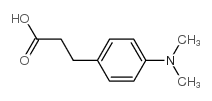 3-(4-二甲氨基-苯基)-丙酸结构式