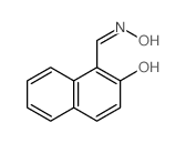 1-Naphthalenecarboxaldehyde,2-hydroxy-, oxime结构式