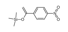 1-(4-nitrophenyl)-1-trimethylsilyloxyethylene Structure