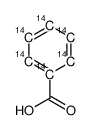 benzoic acid-14C Structure