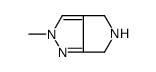 (9CI)-2,4,5,6-四氢-2-甲基-吡咯并[3,4-c]吡唑结构式