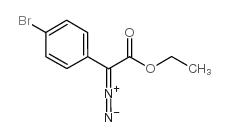 2-(4-溴苯基)-2-重氮基乙酸乙酯结构式
