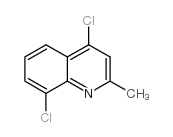 4,8-二氯-2-甲基喹啉结构式