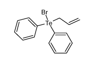 allyldiphenyltelluronium bromide Structure