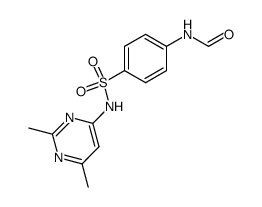 N-(2,6-dimethyl-pyrimidin-4-yl)-4-formylamino-benzenesulfonamide Structure