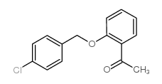 1-(2-[(4-氯苄基)氧基]苯基)-1-乙酮结构式