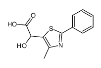 2-Phenyl-4-methyl-thiazol-5-yl-glykolsaeure结构式