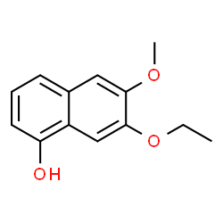 1-Naphthalenol,7-ethoxy-6-methoxy-(9CI) Structure