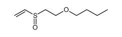 (2-butoxy-ethanesulfinyl)-ethene Structure