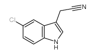 2-(5-chloro-1H-indol-3-yl)acetonitrile Structure