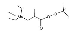 tert-butyl 2-methyl-3-(triethylgermyl)peroxypropionate Structure