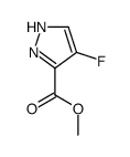4-氟-1H-吡唑-3-羧酸甲酯结构式